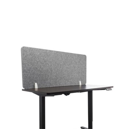 GN1 GN1 LUDS55241G Desk Divider Privacy Panel Sound Reducing Office Partition; Gray - 24 x 55 in. LUDS55241G